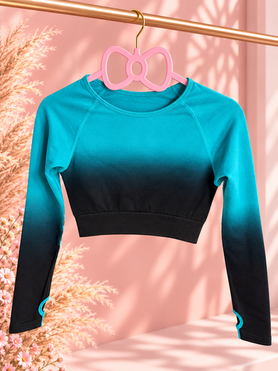 Crop Top Vicblack dedal degrade S (85/90)