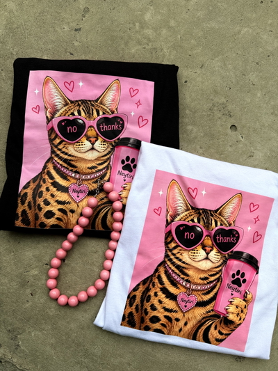 Pupera estampada Oversize Gatitos