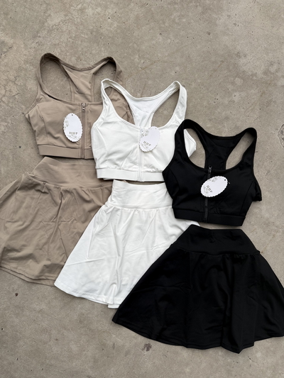 Set Supplex Top + short pollera XL (42/44)