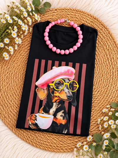 Remera básica estampada Salchi 