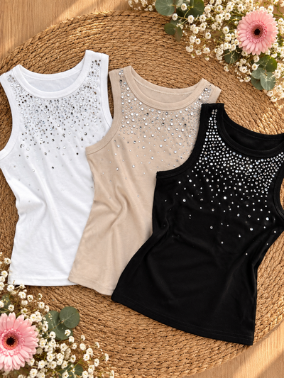 Musculosa morley tachitas brillos