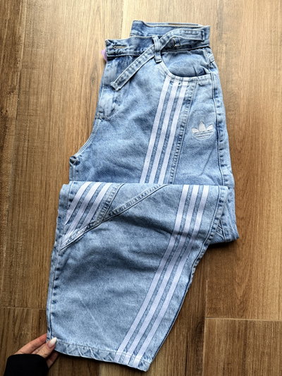 Jeans Baggy Adidas lavado 