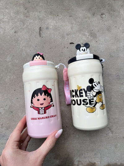Vaso térmico con muñeco