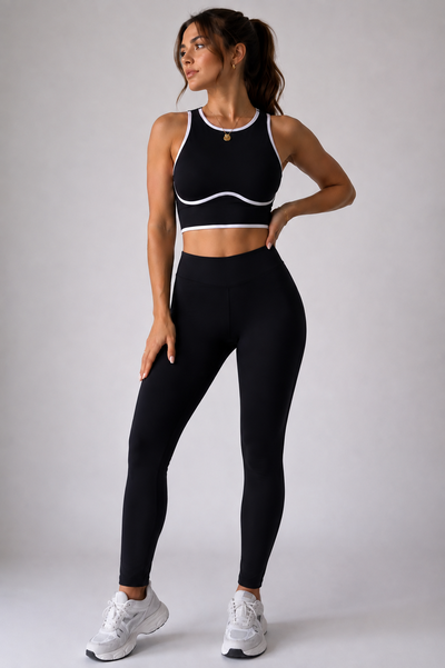 Musculosa Top recorte busto lycra Talles 2 (95)