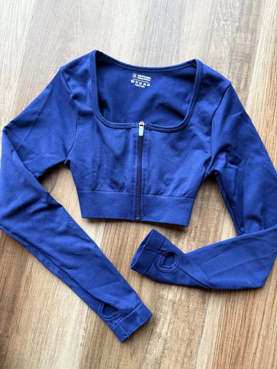 Crop Top Vicblack dedal liso cierre S (85/90)