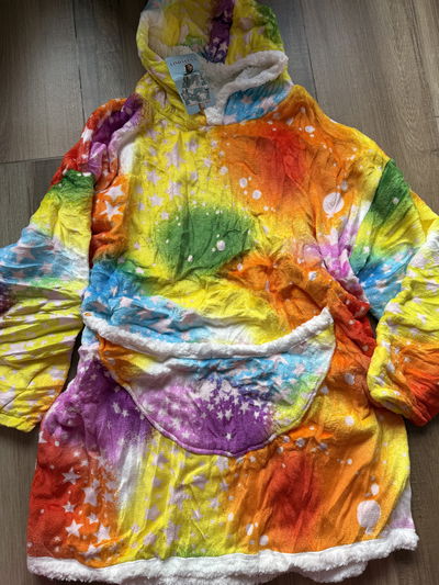 Buzos / Ponchos estampados peluchitos T.U.