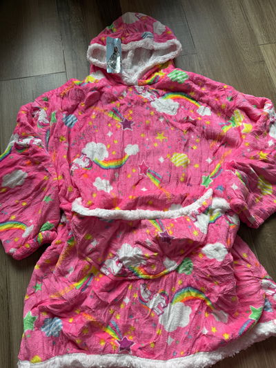 Buzos / Ponchos estampados peluchitos T.U.