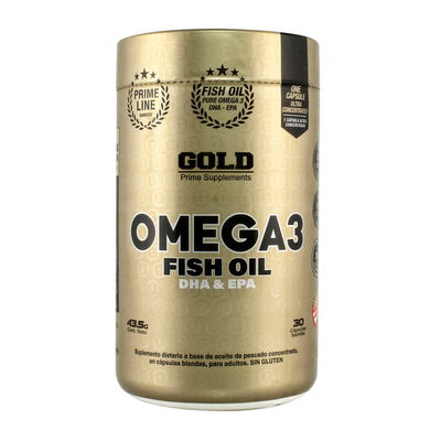 Omega 3 - Fish Oil 30 Caps Gold Nutrition