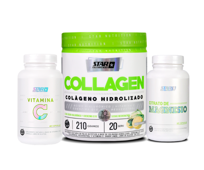 Colágeno + Vitamina C + Magnesio Star Nutrition