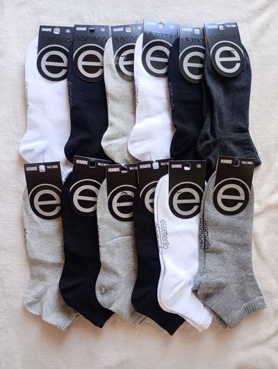 Soquetes liso de hombre 