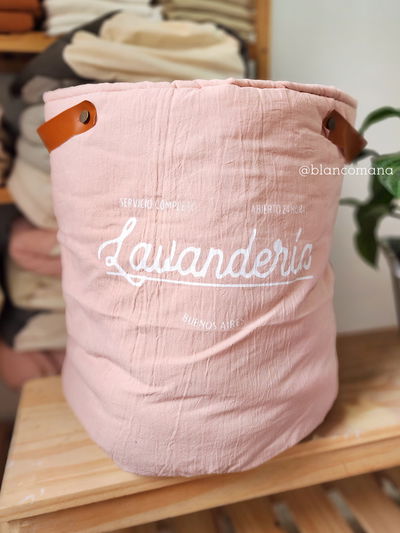 CESTO DE ROPA LAUNDRY | ROSA VIEJO