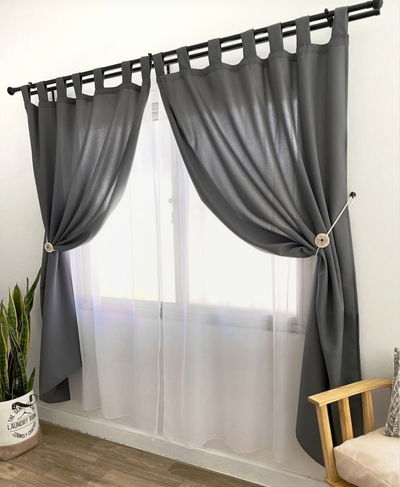 CORTINAS TROPICAL PREMIUM | GRIS MARENGO