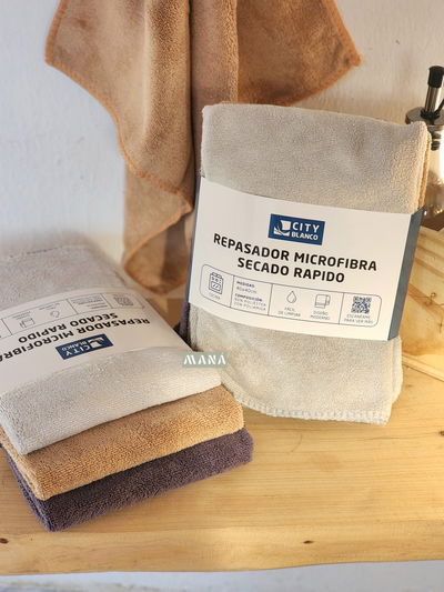 REPASADOR MICROFIBRA ×3