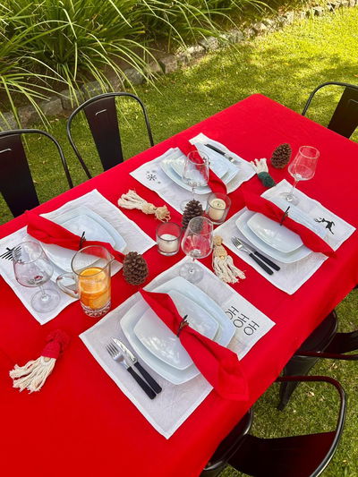 MANTEL TUSOR 2MTS | ROJO