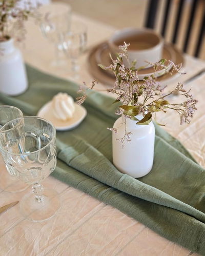 CAMINO DE MESA 2mts | VERDE SECO 