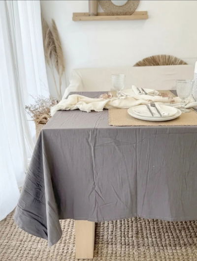 MANTEL TUSOR 2MTS - GRIS ELEFANTE