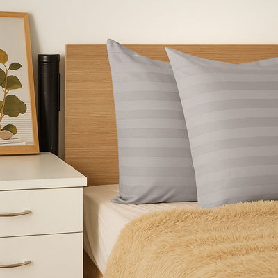 FUDAS DE ALMOHADA ×2 UNIDADES | GRIS