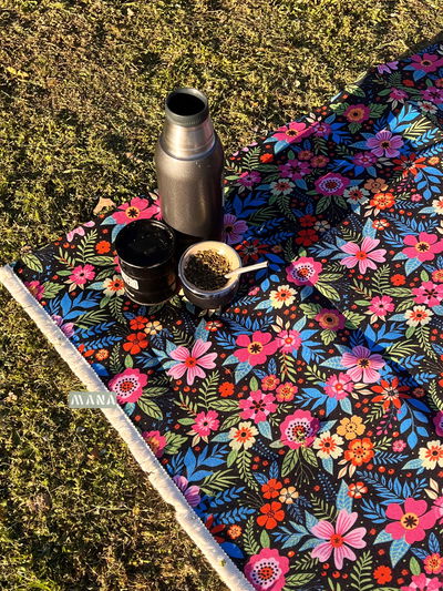 LONA MATERA/ PLAYERA CON  FLECOS | FLORAL