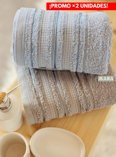 TOALLONES PRATA 380gr | 100% ALGODÓN 