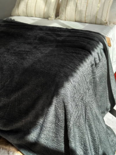 FRAZADA TEDDY | GRIS TOPO