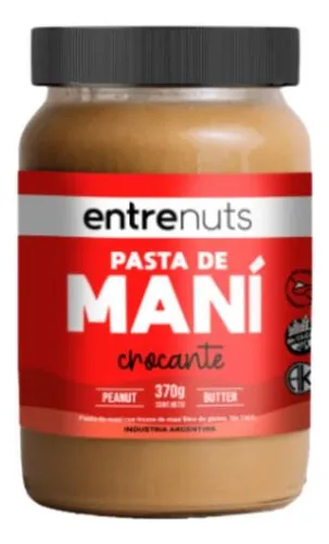 PASTA DE MANI CROCANTE X 370GR ENTRENUTS