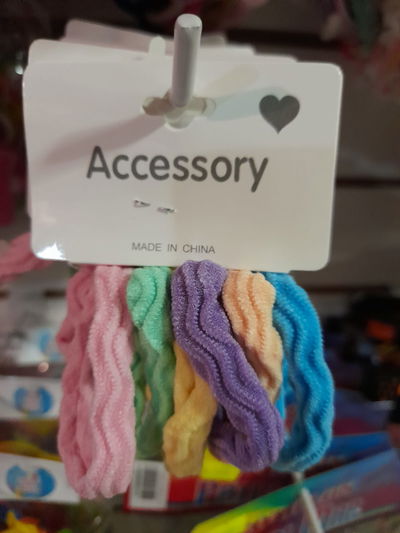 COLITAS PARA PELO COLORES PASTELES CON ONDAS X 6