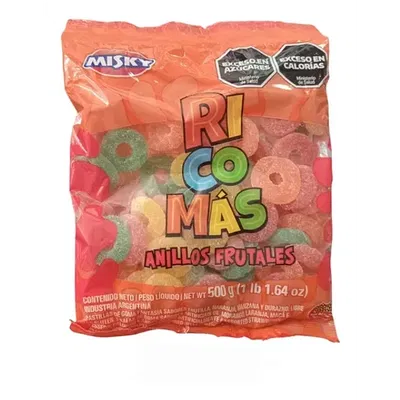 GOMITAS RICOMAS X 500GR ANILLOS FRUTALES