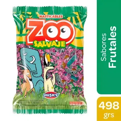 CARAMELOS MISKY ZOO (TIPO PALITO SELVA) X 498GR