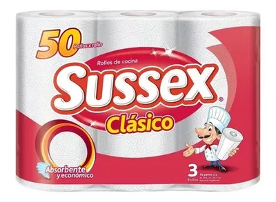 ROLLO COCINA SUSSEX 3X50 PAÑOS