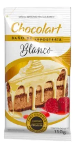 BAÑO CHOCOLART SACHET BLANCO X 150GR