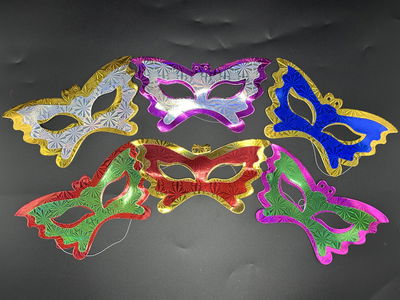 ANTIFAZ DOBLE HOLOGRAFICO MARIPOSA X 10