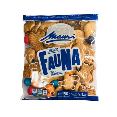 GALLETITA FAUNA MAURI X 150GR (1 UNIDAD)