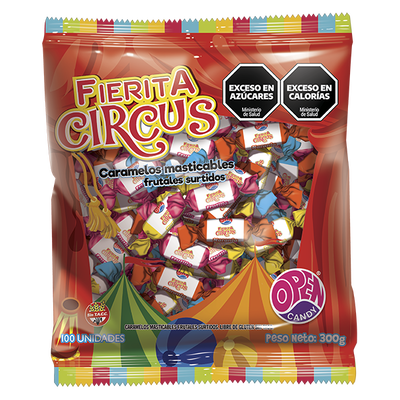 CARAMELOS MASTICABLES CIRCUS X 300GR