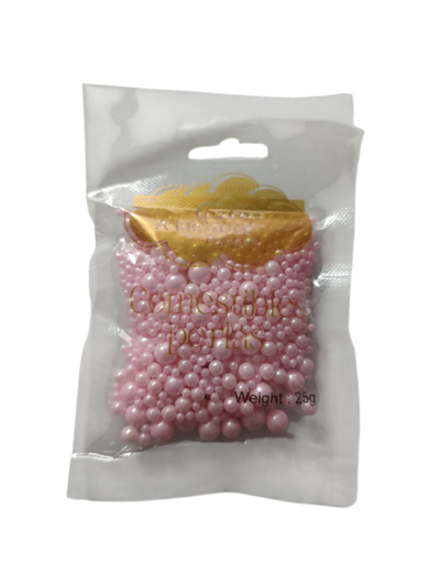 PERLAS COMESTIBLES 20GR MIX TAMAÑO ROSA