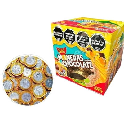 MONEDAS CHOCO BEL X 100U