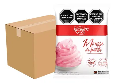MOUSSE FRUTILLA X 500GR