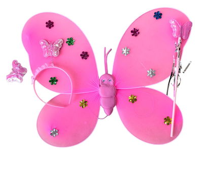 SET MARIPOSA ROSA X 1 UNIDAD