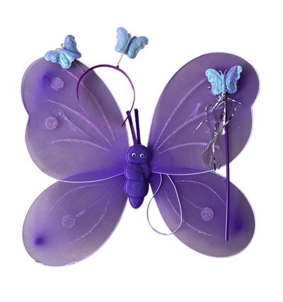 SET MARIPOSA VIOLETA X 1 UNIDAD