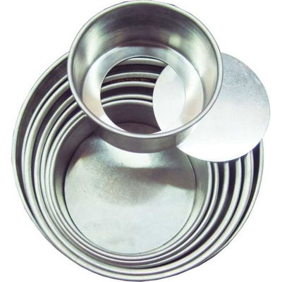 TORTERA ALUMINIO 8 CM DE ALTO (20 CM) DESFONDABLE