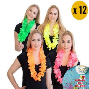 COLLAR TELA HAWIANO X 12 UNIDADES (SURTIDAS VARIOS COLORES)