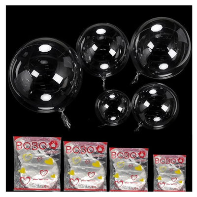 GLOBO BURBUJA 18" X 10 UNIDADES