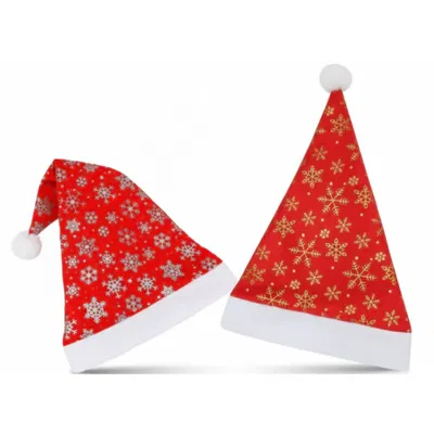 GORRO NAVIDAD ESTAMPADO X 2 UNIDADES