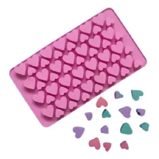 MOLDE SILICONA 20X11.5CM CORAZON MINI Y GRANDE
