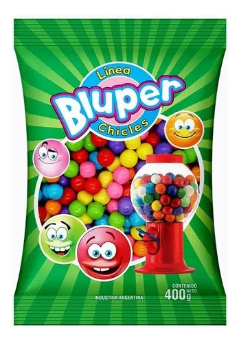 CHICLE BOLITAS BLUPER BOLSA TUTTI X 400GR (300U APROX)