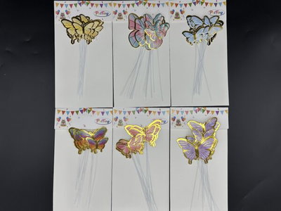 (2 UNIDADES) PINCHE MARIPOSAS X10 