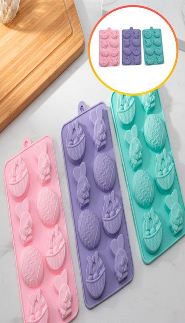 MOLDE BOMBON SILICONA 19X10CM DISEÑOS PASCUAS SURTIDO