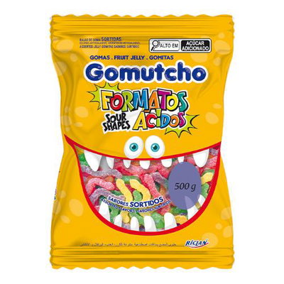 GOMITAS GOMUTCHO GUSANOS ACIDOS X 500GR