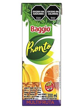 JUGO BAGGIO PRONTO X 18 UNIDADES (MULTIFRUTA)