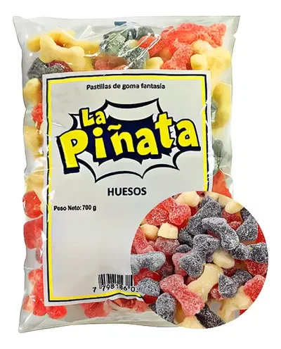 GOMITAS HUESITOS LA PIÑATA X 700GR
