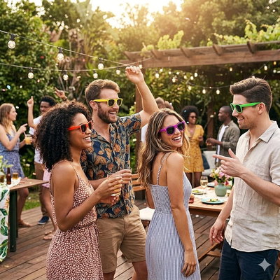 (4 UNIDADES) ANTEOJO TIPO RAYBAN (VARIOS COLORES)